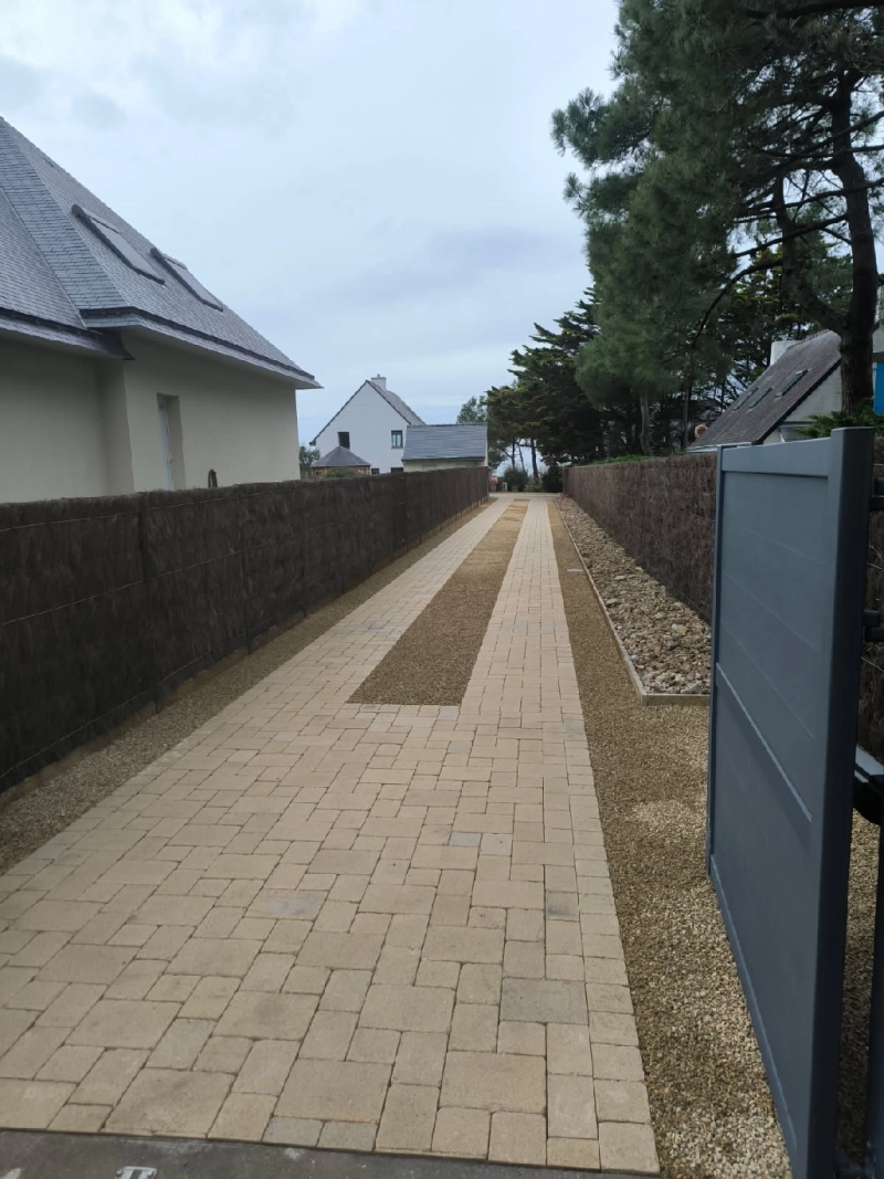 Aménagement extérieur à Piriac